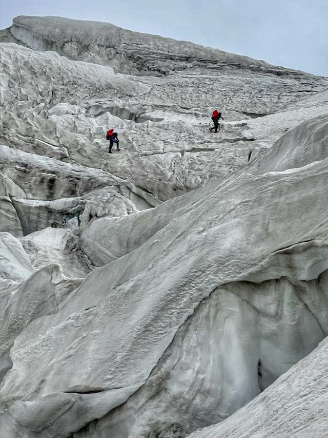 Výstup na ledovec - expedice Masherbrum